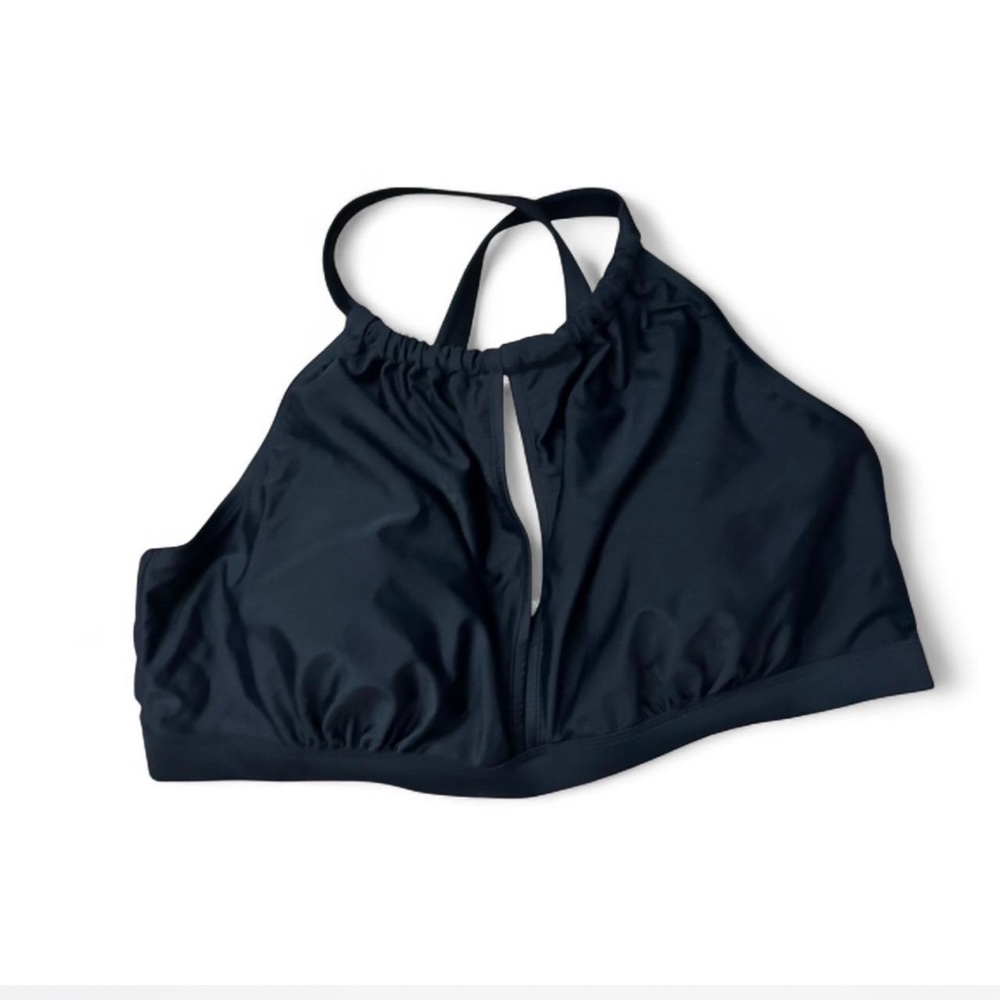 Time and Tru Women's Black Bikini Top